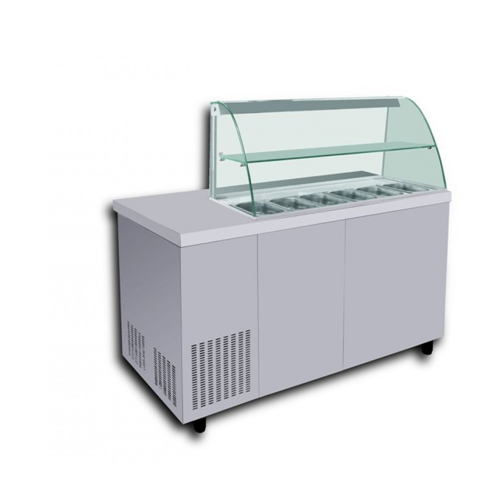 ΨΥΓΕΙΟ ΒΙΤΡΙΝΑ ΣΑΛΑΤΩΝ 134X70X130cm RBU-3 ΕΠΑΓΓΕΛΜΑΤΙΚΑ ΨΥΓΕΙΑ